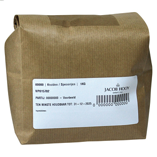 Jacob Hooy Bijvoetkruid Gesneden 1KG Jacob Hooy Bijvoetkruid Gesneden 1KG