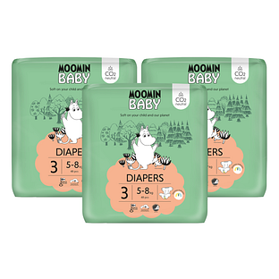 Moomin Baby Luier Maat 3 Midi 3x48ST