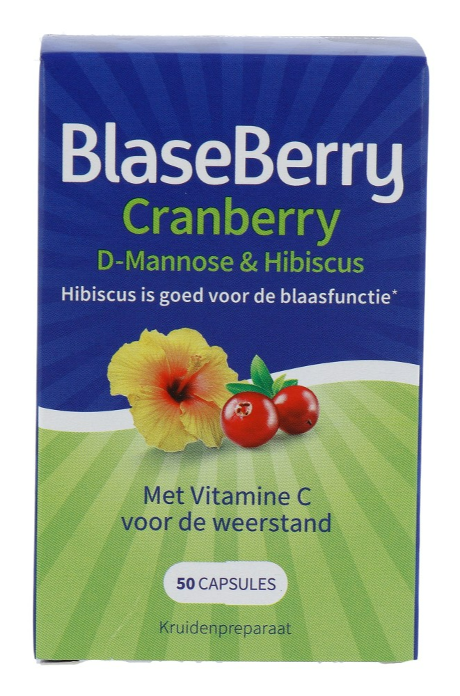 BlaseBerry Cranberry & D-Mannose & Hibiscus Capsules afbeelding