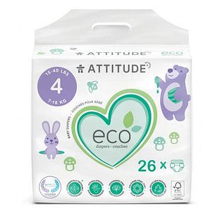 Attitude Eco Diapers Maat 4 26ST