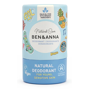 Ben & Anna Natural Deodorant Kids Blue 40GR