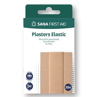 Sana First Aid Elastisch Wondpleister 20ST