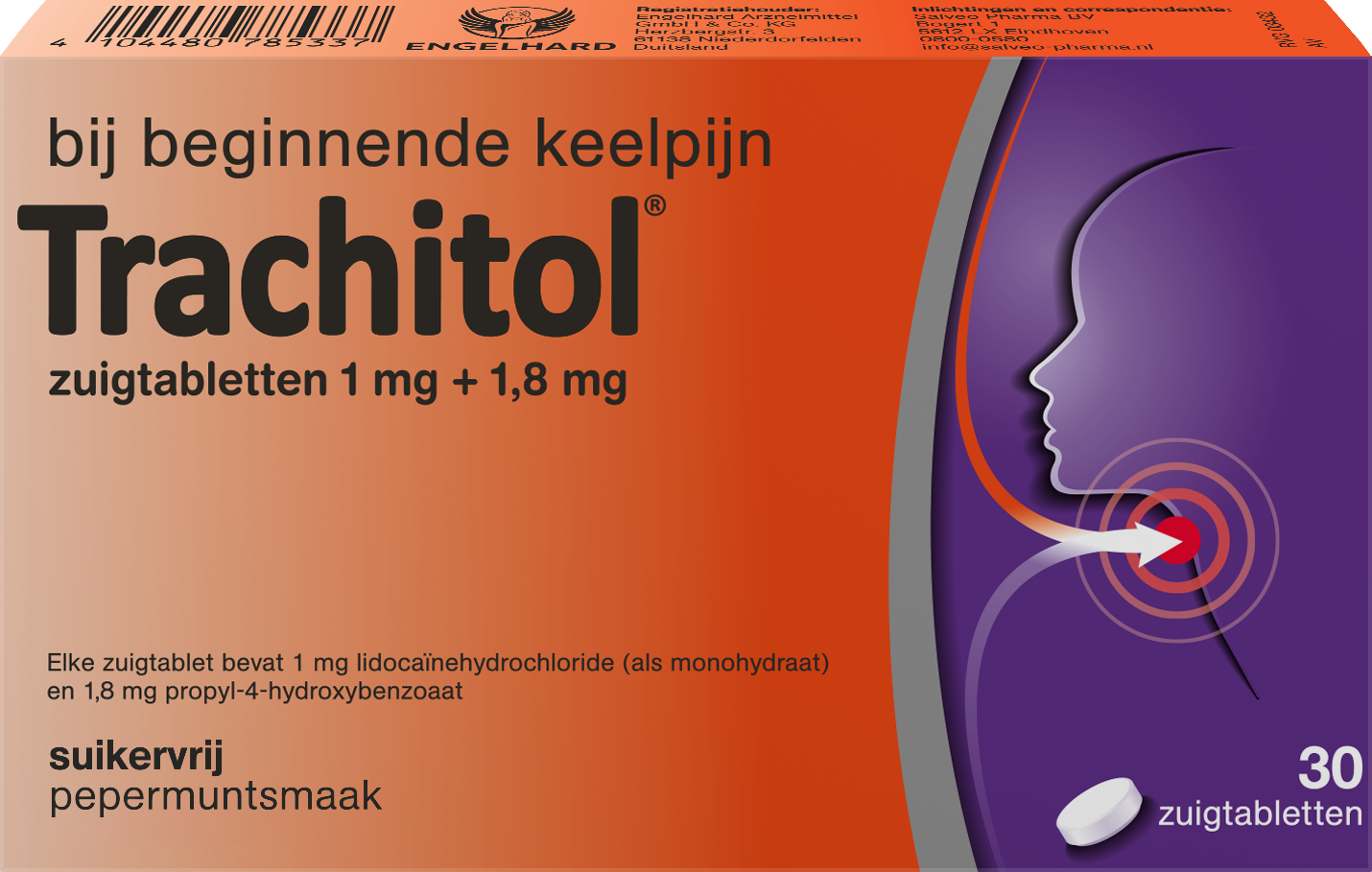 Trachitol Zuigtabletten - bij beginnende keelpijn