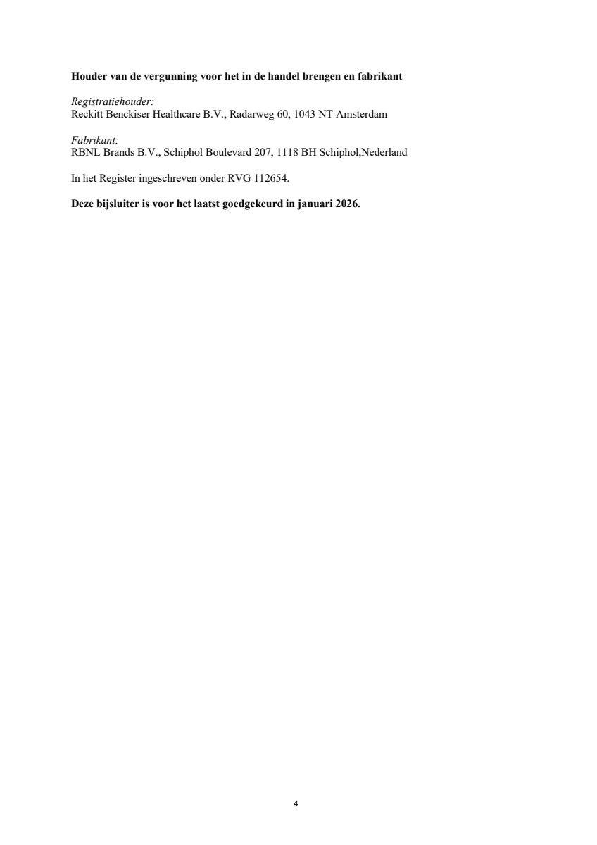 Aardbei Suikervrij Zuigtabletten afbeelding van document #4, leaflet