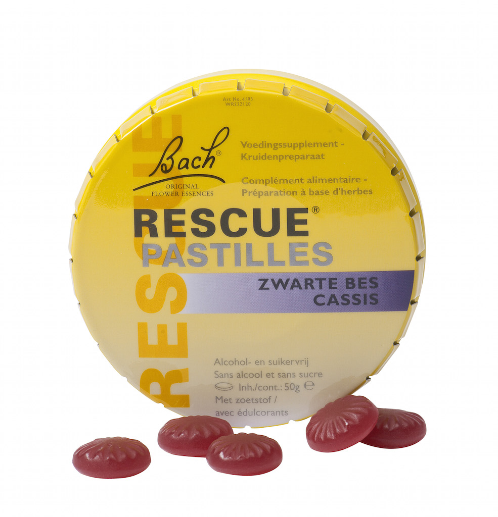 Bach Rescue Pastilles Zwarte Bes afbeelding 1