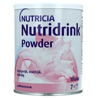 Nutridrink Poeder Shake Aardbei 335GR