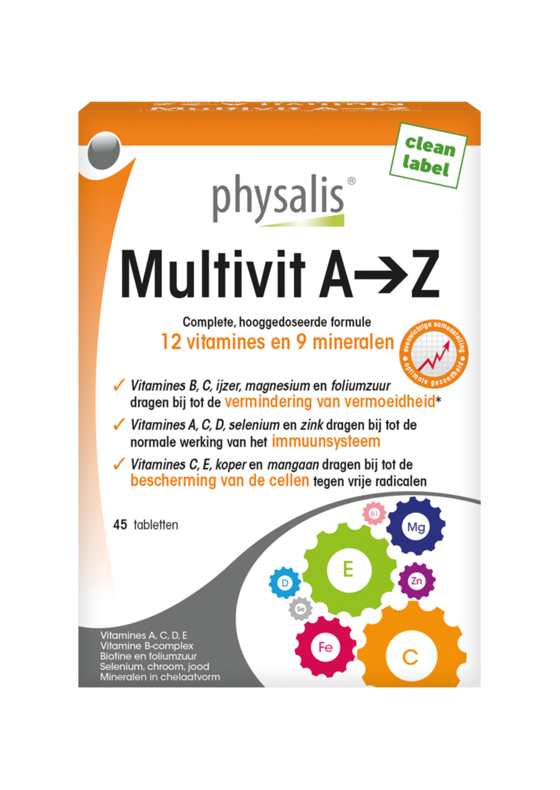 Physalis Multivit A - Z Tabletten 45TB