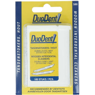 Duodent Tandenstokers Hout 100ST