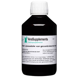 VeraSupplements Ruwe Lijnzaadolie 250ML