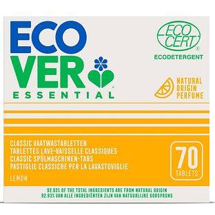 Ecover Essential Classic Vaatwastabletten 70TB Ecover Essential Classic Vaatwastabletten 70TB