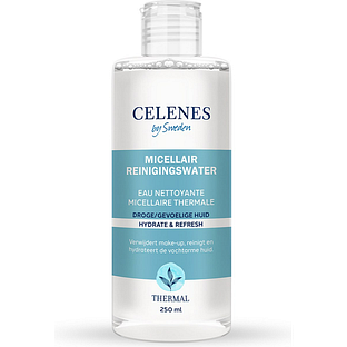 Celenes by Sweden Thermal Micellair Reinigingswater - Droge/Gevoelige Huid 250ML Celenes by Sweden Thermal Micellair Reinigingswater - Droge/Gevoelige Huid 250ML