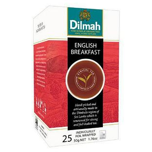 Dilmah English Breakfast Thee Zakjes 25ZK Dilmah English Breakfast Thee Zakjes 25ZK