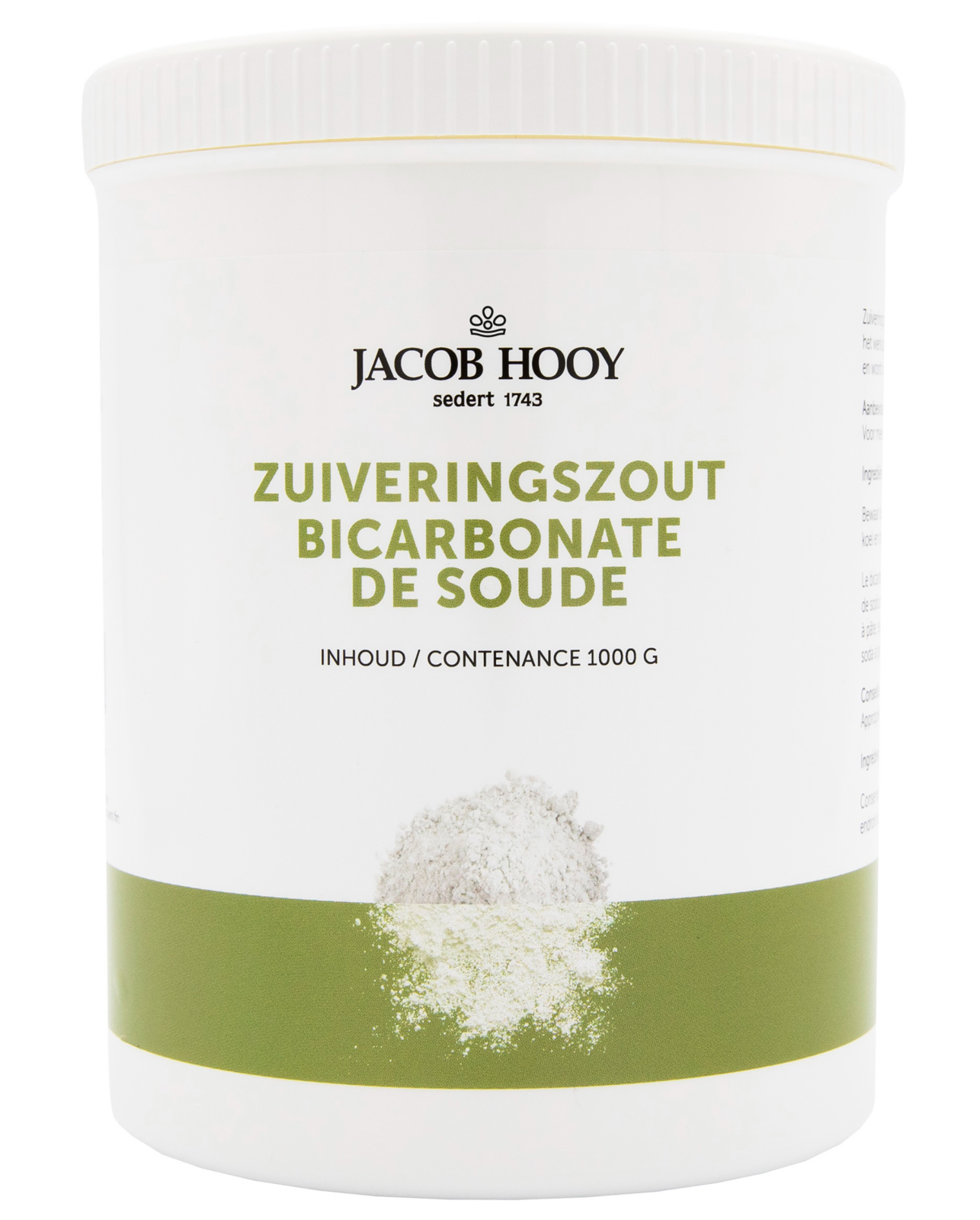 Jacob Hooy Zuiveringszout 1000gr afbeelding