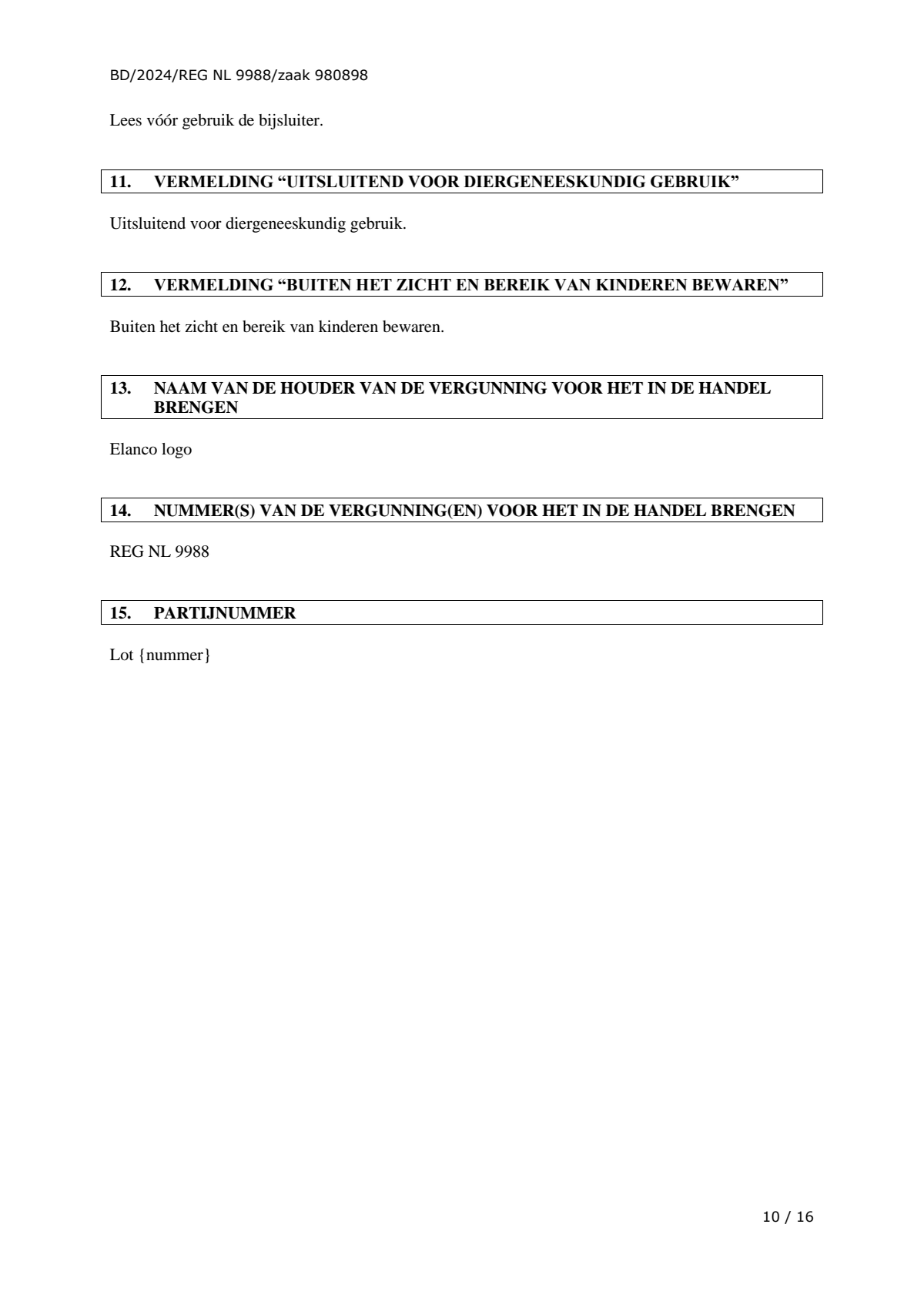 Vlo Kill Katten en Kleine Honden afbeelding van document #10, leaflet