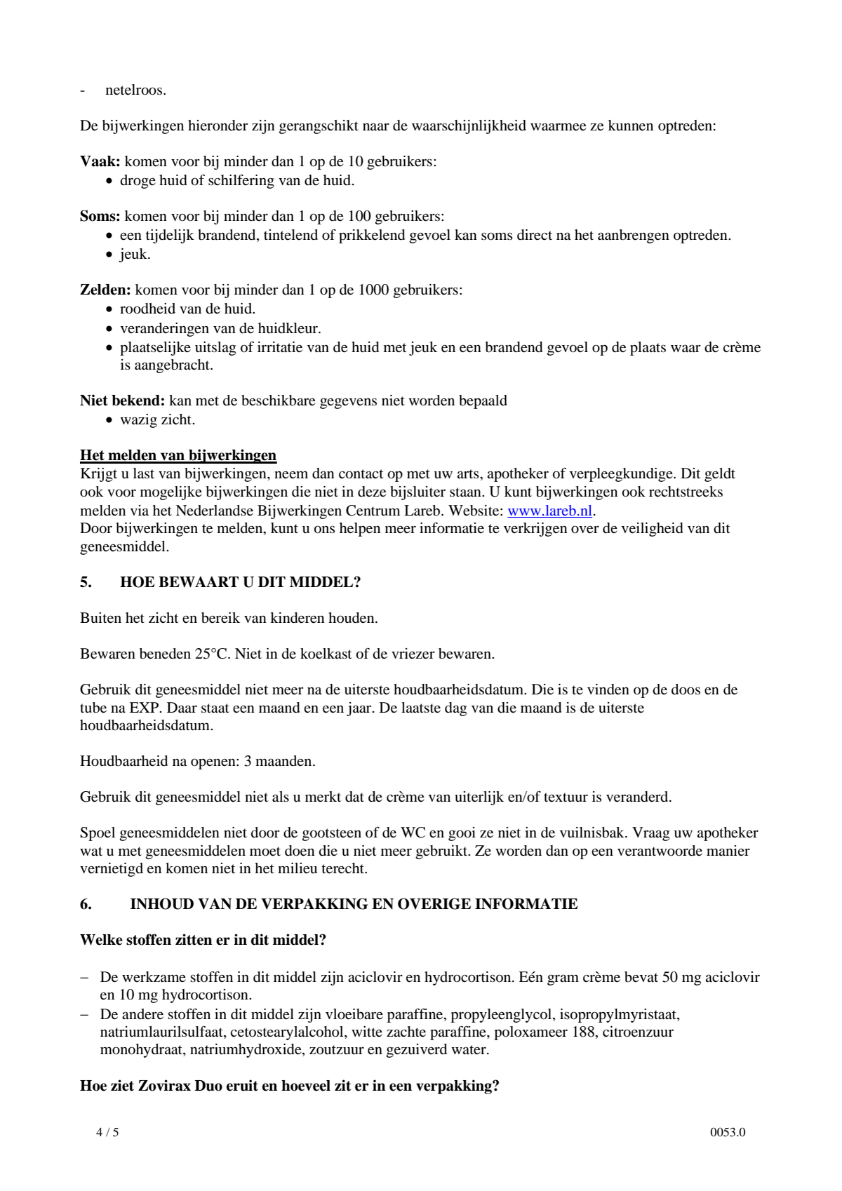 Koortslipcrème Duo afbeelding van document #4, leaflet
