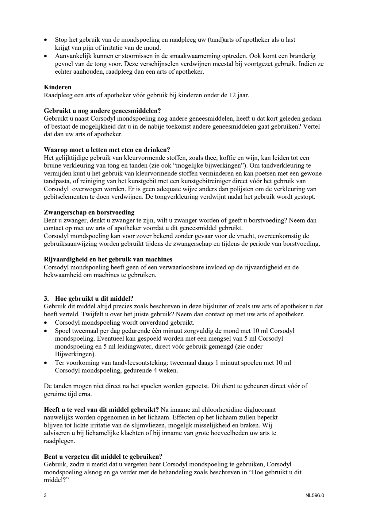 mondspoeling - bij tandvleesontsteking afbeelding van document #3, leaflet