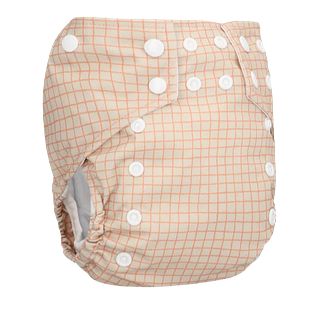 Bumbuns Easy Herbruikbare Luier Tiles Almond Drukknopen 1ST