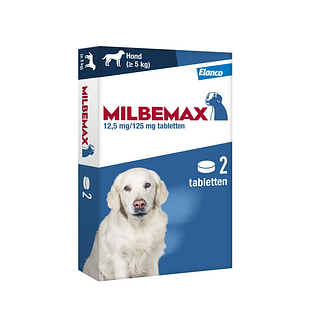 Milbemax Ontwormen Hond Groot Tabletten 2TB Milbemax Ontwormen Hond Groot Tabletten 2TB