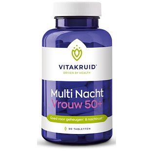 Vitakruid Multi Nacht Vrouw 50+ 100% Vegan 90TB