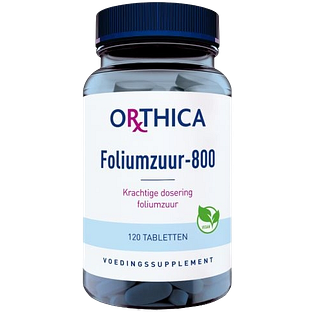 Orthica Foliumzuur 800 Tabletten 120TB