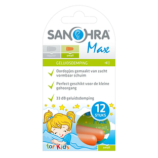 Sanohra Oordopjes Max Kids Small 6PR Sanohra Oordopjes Max Kids Small 6PR