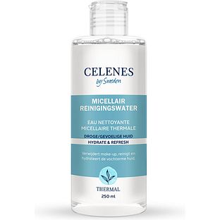 Celenes by Sweden Thermal Micellair Reinigingswater - Droge/Gevoelige Huid 250ML Celenes by Sweden Thermal Micellair Reinigingswater - Droge/Gevoelige Huid 250ML
