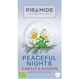 Piramide Peaceful Nights Kamille & Rooibos Thee 20ZK