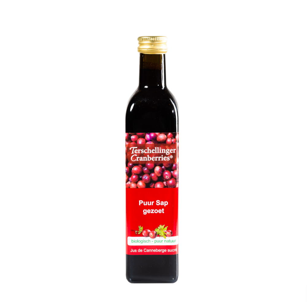 Terschellinger Cranberries Cranberrysap Gezoet afbeelding