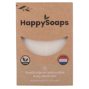 HappySoaps Kokosnoot & Limoen Body Wash Bar 100GR