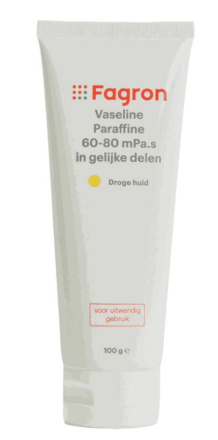 Fagron Vaseline Paraffine 60-80 mPa.s Droge Huid afbeelding