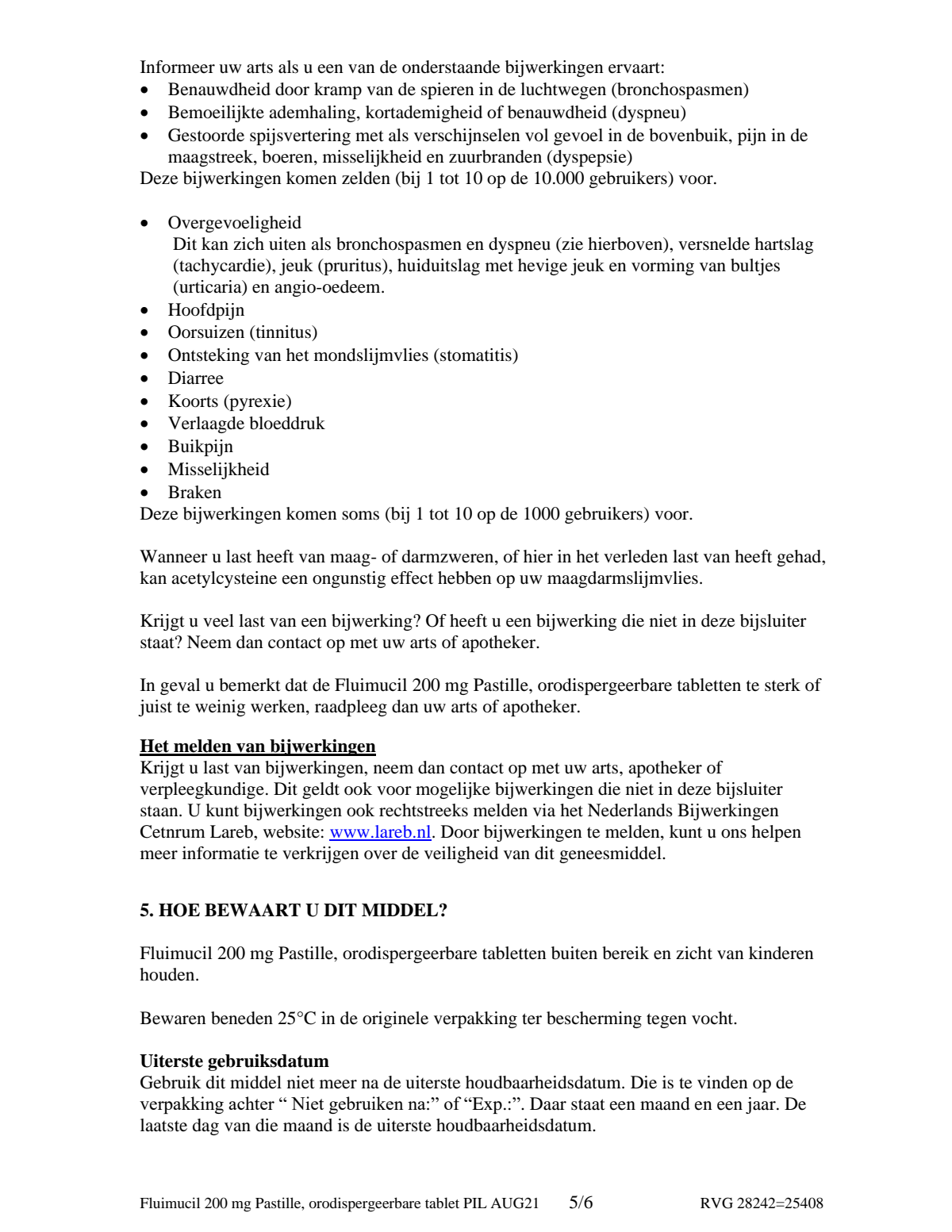 Pastille 200mg Zuigtabletten afbeelding van document #5, leaflet