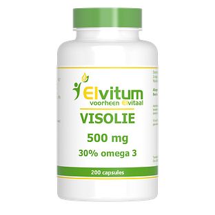 Elvitum Visolie 500mg Capsules 200CP