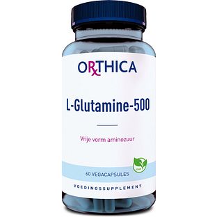 Orthica L-Glutamine-500 Capsules 60CP
