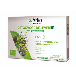 Arkopharma Detox voor de Lever Bio Drinkampullen 10ST