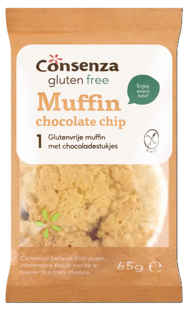 Consenza Glutenvrij Chocolate Chip Muffin