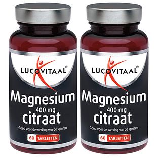 Lucovitaal Magnesium Citraat 400mg Tabletten 2x60TB