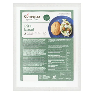 Consenza Glutenvrij Pitabroodjes 190GR