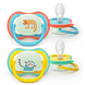 Avent Ultra Air Fopspeen Nacht Poes 18M+ 2ST Fopspenen los uit de verpakking