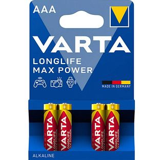 Varta Longlife Max Power AAA Batterijen 4ST