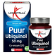Lucovitaal Puur Ubiquinol 50mg Capsules 30CP Verpakking met pot ernaast