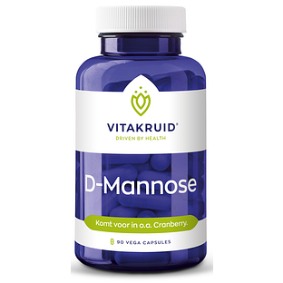 Vitakruid D-Mannose 500 gewonnen uit Cranberry 90CP Vitakruid D-Mannose 500 gewonnen uit Cranberry 90CP