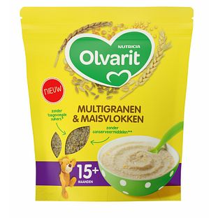 Olvarit 15m+ Multigranen & Maisvlokken 200GR Olvarit 15m+ Multigranen & Maisvlokken 200GR