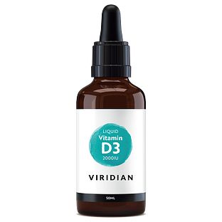 Viridian Liquid Vitamin D3 Vegan Druppels 50ML