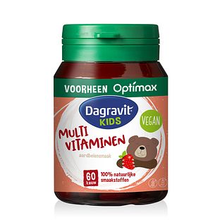 Dagravit Kids Multivitaminen Kauwtabletten Aardbeien 60KTB