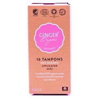 Ginger Organic Tampons Mini Met Applicator 16ST