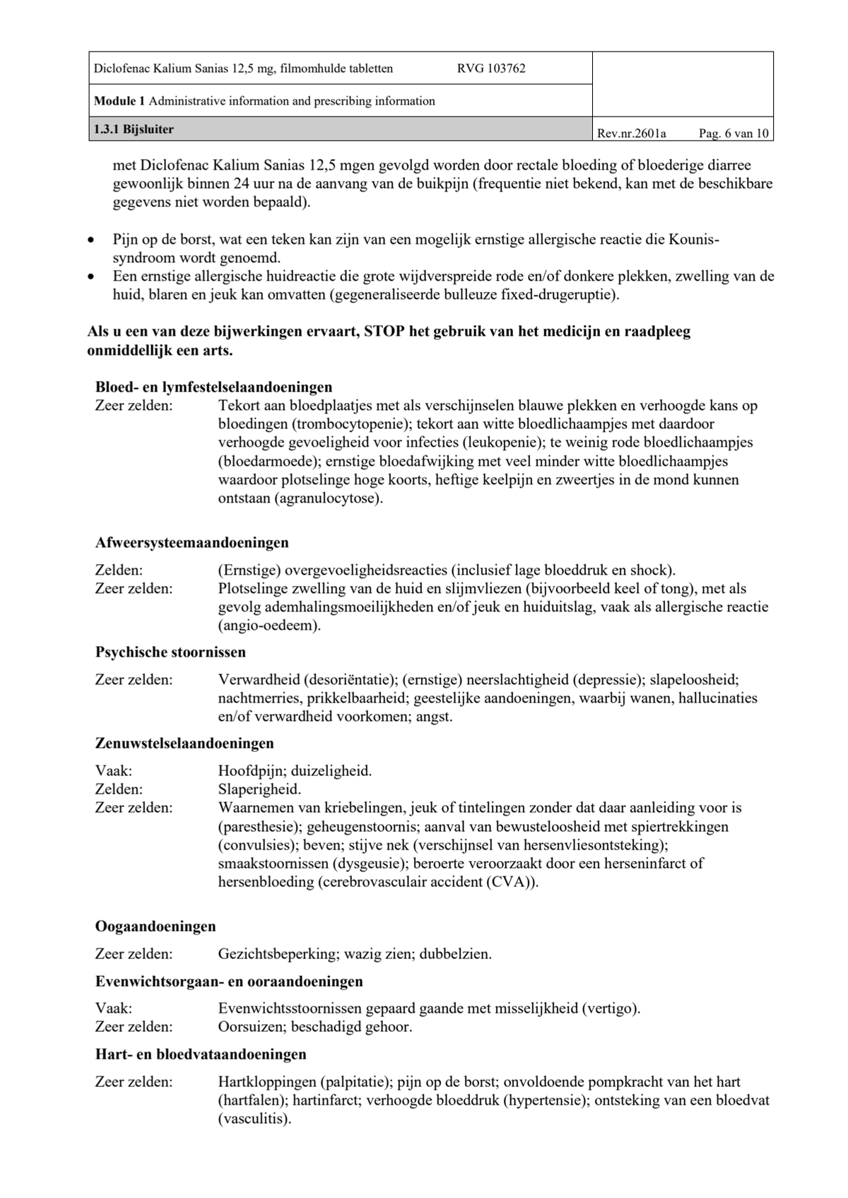 Diclofenac Kalium 12.5mg afbeelding van document #6, leaflet
