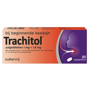 Trachitol Zuigtabletten - bij beginnende keelpijn 20TB Trachitol Zuigtabletten - bij beginnende keelpijn 20TB