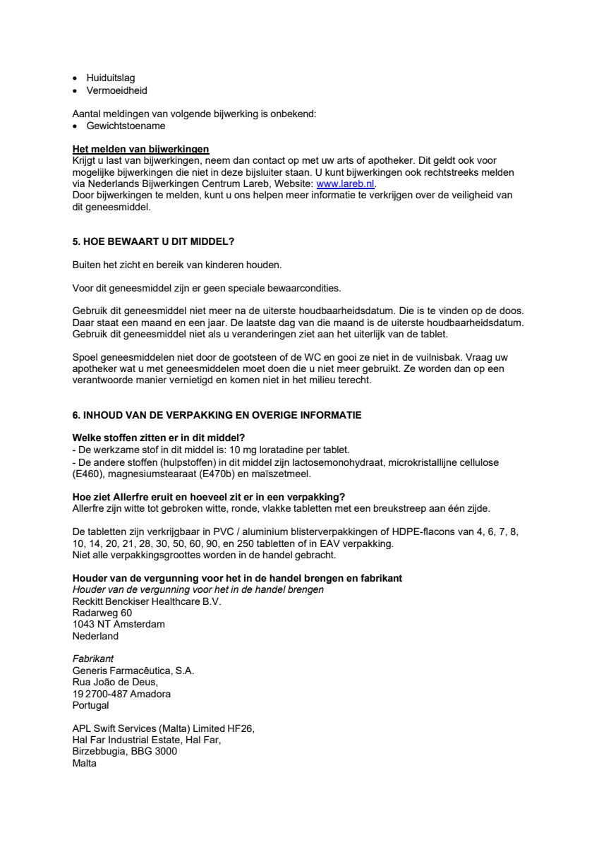 10mg Tabletten afbeelding van document #4, leaflet