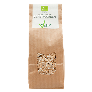 Vitiv Biologische Gerstvlokken 500GR Vitiv Biologische Gerstvlokken 500GR
