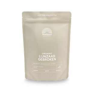 Mattisson HealthStyle Biologische Lijnzaad Gebroken 300GR Mattisson HealthStyle Biologische Lijnzaad Gebroken 300GR